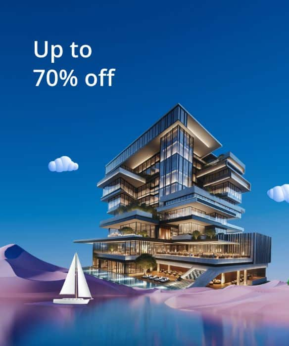 Get up to 70% off on International Hotel Bookings.