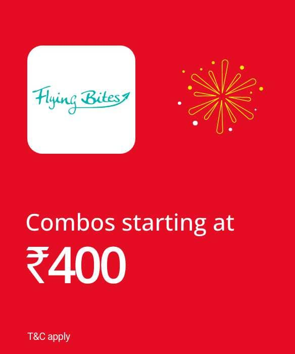 Combos starting at ₹400