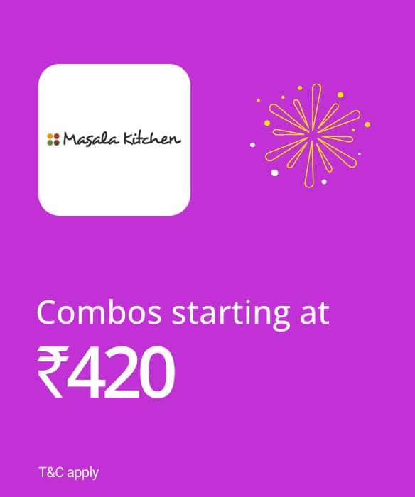 Combos starting at ₹420