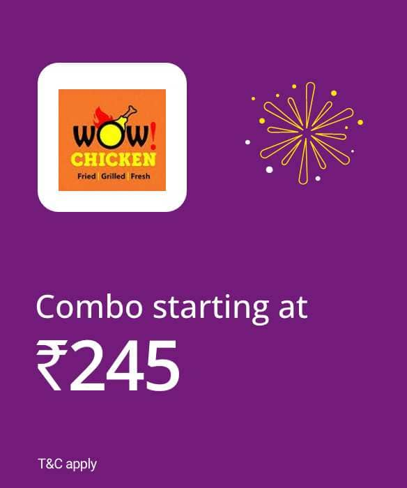 Combos starting at ₹245