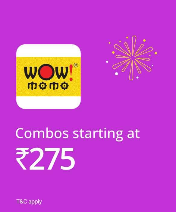 Combos starting at ₹275