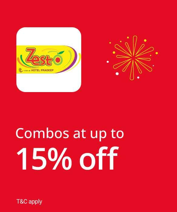 Up to 15% off on combos