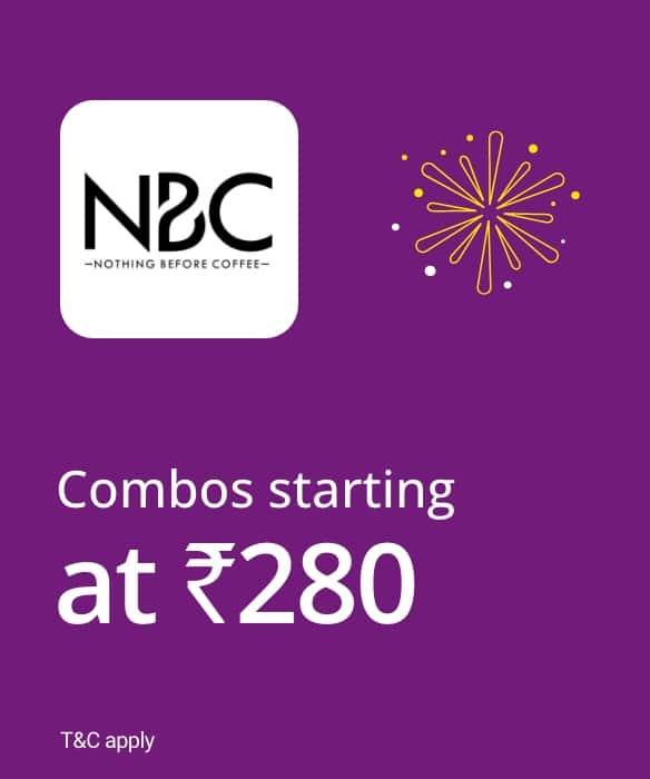 Enjoy delicious combos starting at ₹280 only.