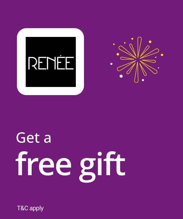 Get a free gift on purchase of select items.