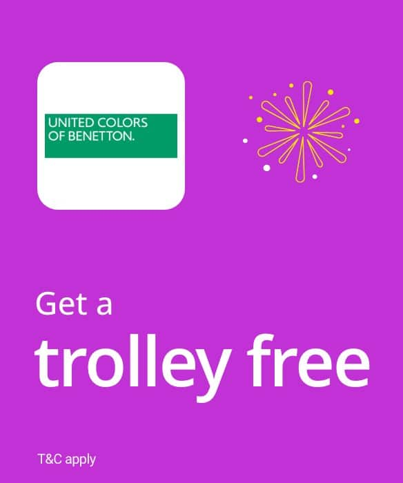 Get a trolley bag free with your order.