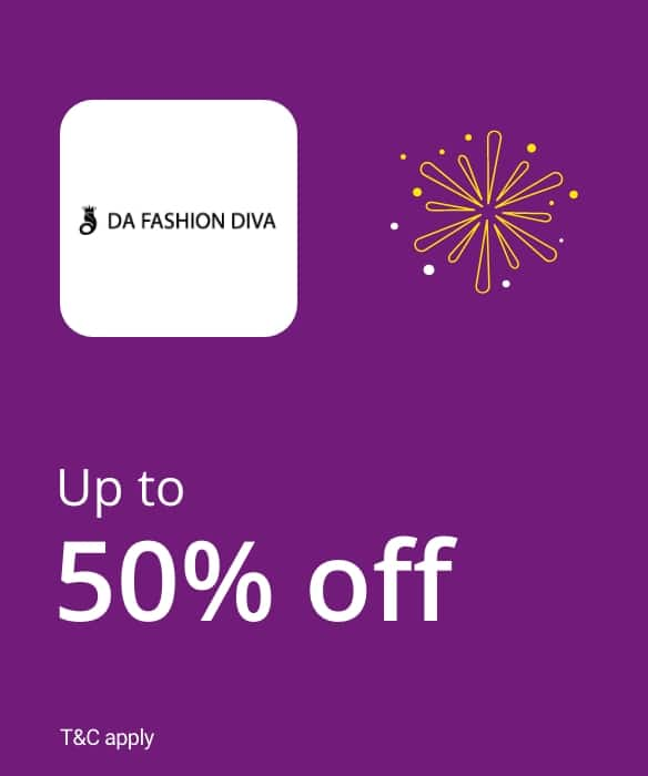 Enjoy up to 50% off.