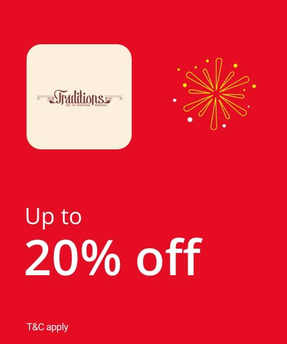 Enjoy up to 20% off.