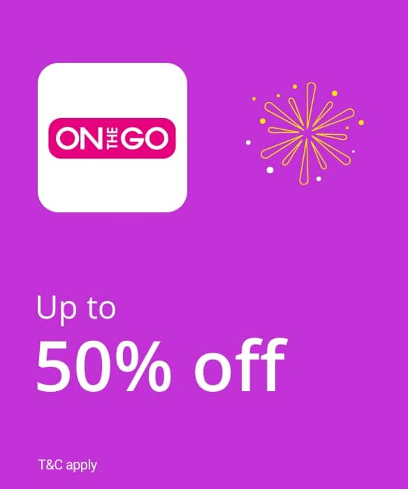 Enjoy up to 50% off.