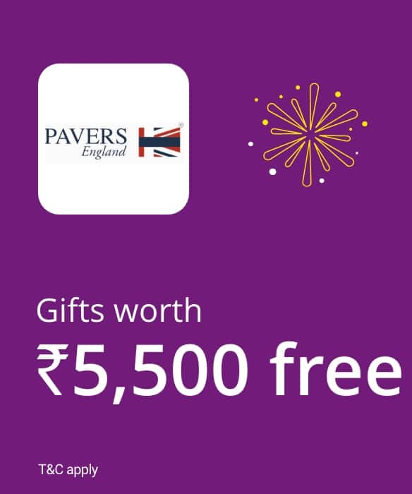 Enjoy free gifts worth ₹5,500.