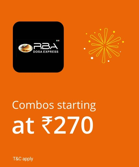 Enjoy delicious combos starting at ₹270.