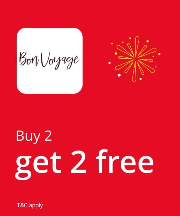 Buy 2 get 2 free on select items.