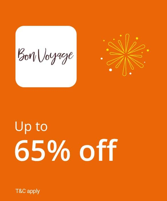 Enjoy up to 65% off on select items.