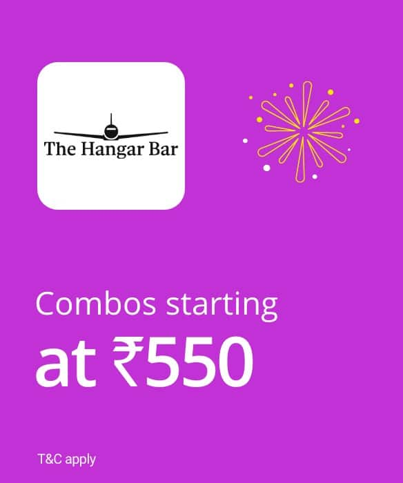 Enjoy deals on your favourite meals starting at ₹550 only.