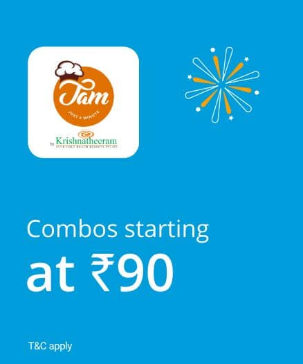 Enjoy delicious combos starting at ₹90 only.