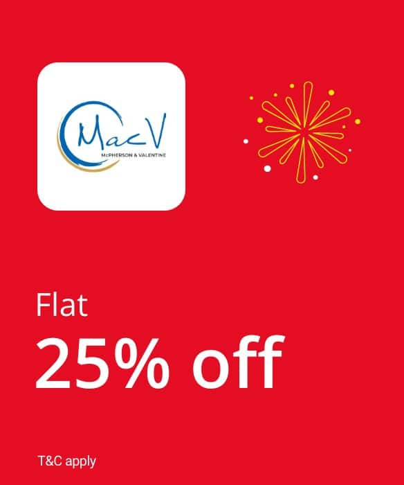 Enjoy flat 25% off on select styles.