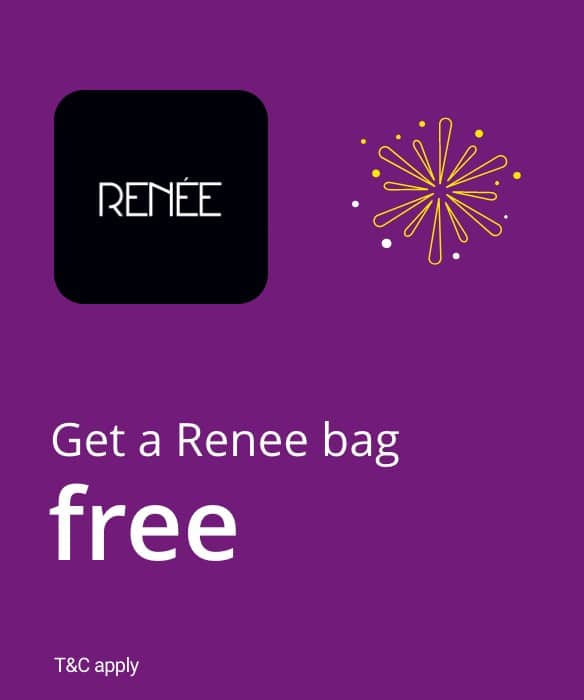 Get a Renee bag free with your order.