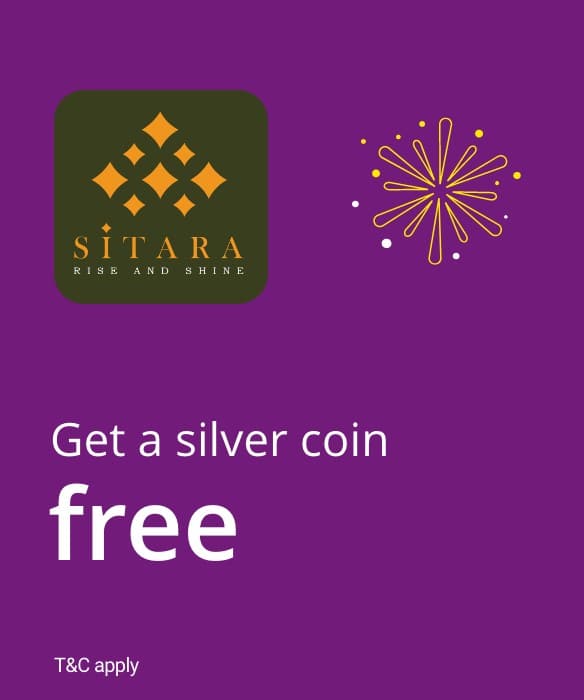 Get a silver coin free with your order.