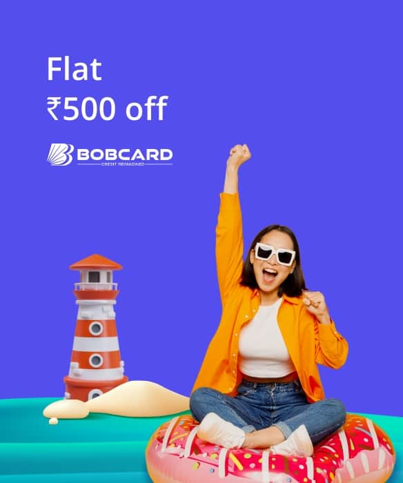 Get flat ₹500 off on Domestic Flight Bookings.