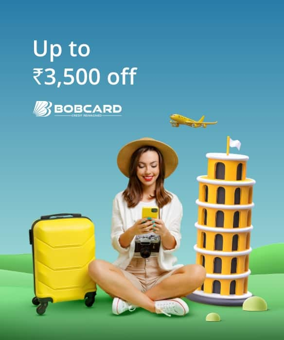 Get up to ₹3,500 off on International Flight Bookings.