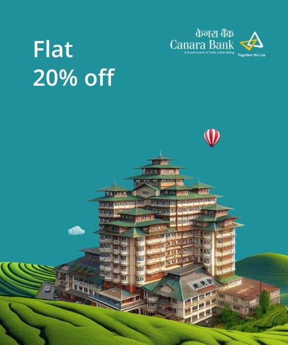 Get 20% off on Domestic Hotel Bookings with Canara Bank Credit Cards.