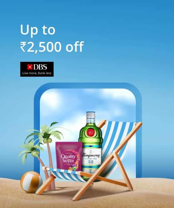 Up to ₹2,500 off on shopping at Duty Free using DBS Bank Cards.