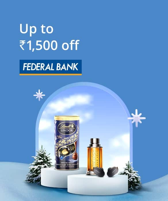 Flat 10% off up to ₹1,500 on products at Duty Free with Federal Bank Credit Cards.