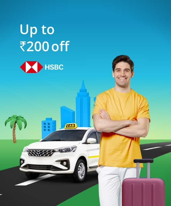 Up to ₹200 off on Airport Cab Bookings.