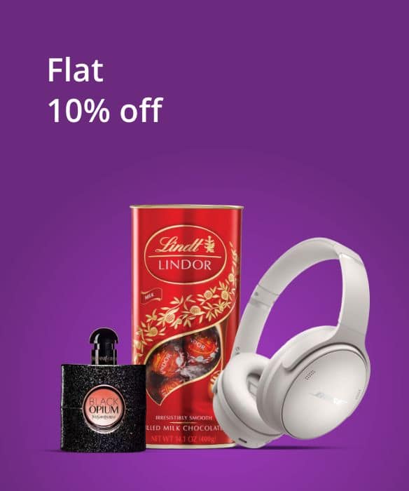 Get 10% additional discount on order pre-booked for arrival/departure pickup.