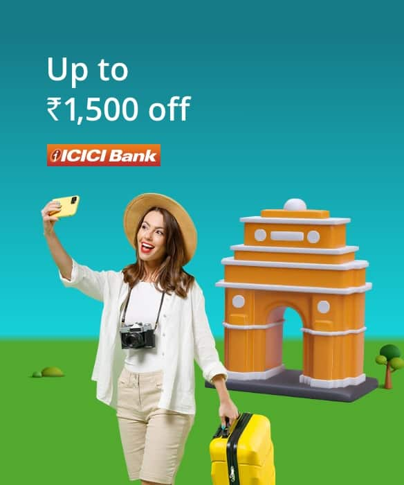 Get 12% instant discount up to ₹1,500 on Domestic Flight Bookings.