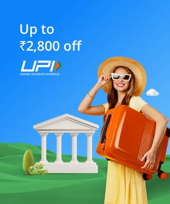 Get up to ₹2,800 discount on International flights.