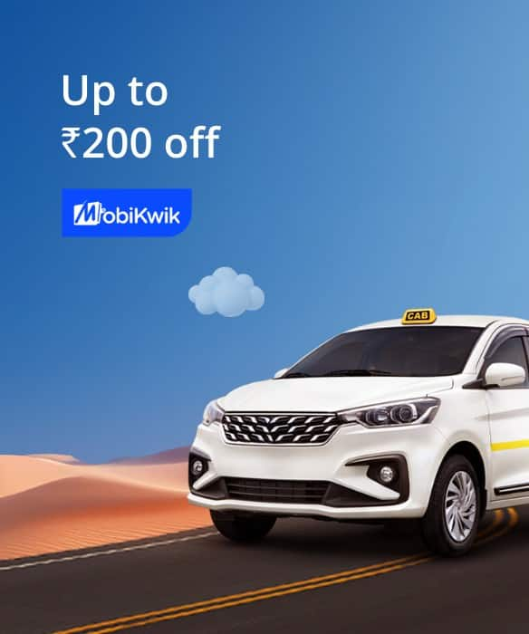 Get 5% off up to ₹200 on Airport Cab Bookings with Mobikwik