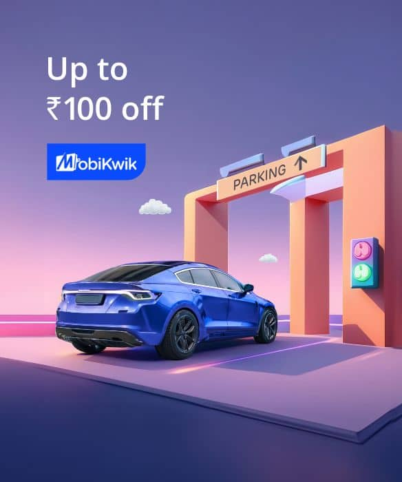 Up to ₹100 off on Car Parking with Mobikwik