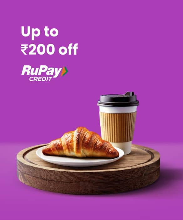 Up to ₹200 off on Airport Meals