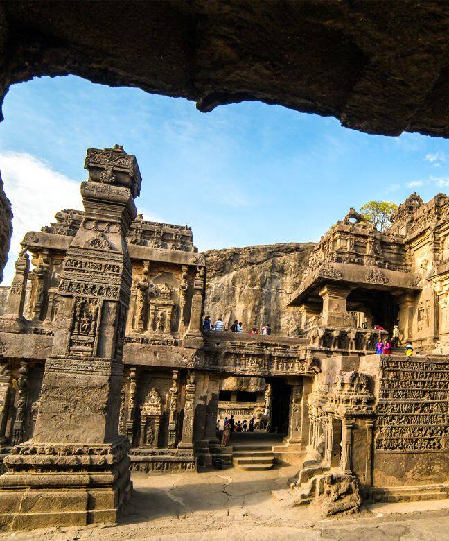Jain Temple At Ellora Caves