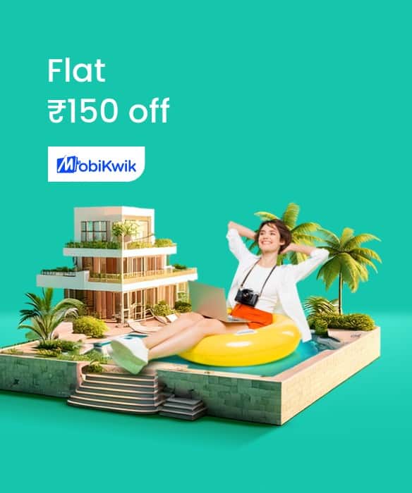 Get an instant discount of Flat ₹150 on Hotel Bookings.