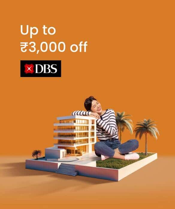 Get Upto ₹3,000 Instant Discount on Domestic Hotel using DBS Bank Credit Card EMI Payments, Use Coupon Code DBSESUITE - Adani OneApp