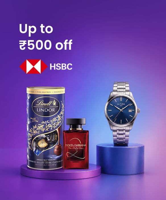 Get 20% off up to ₹500  on shopping with HSBC Bank Cards.