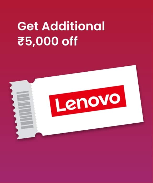 Get Additional ₹5000 Discount at Lenovo Online Store