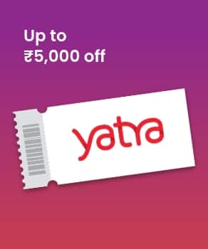 Upto ₹5,000 off on domestic hotels 