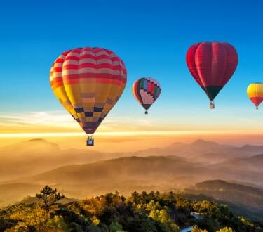 Best destinations to visit for a Hot Air Balloon ride in India