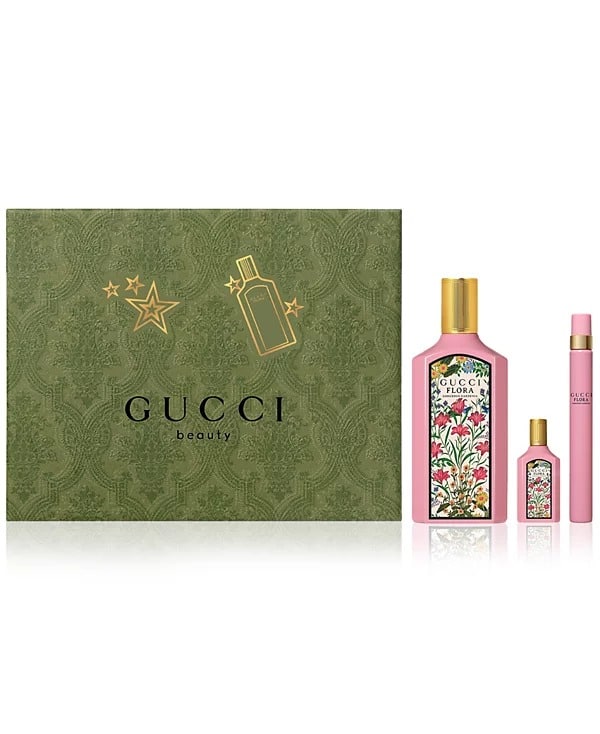 Gucci Flora Gorgeous Gardenia EDP 3 Pc. Gift Set, Women