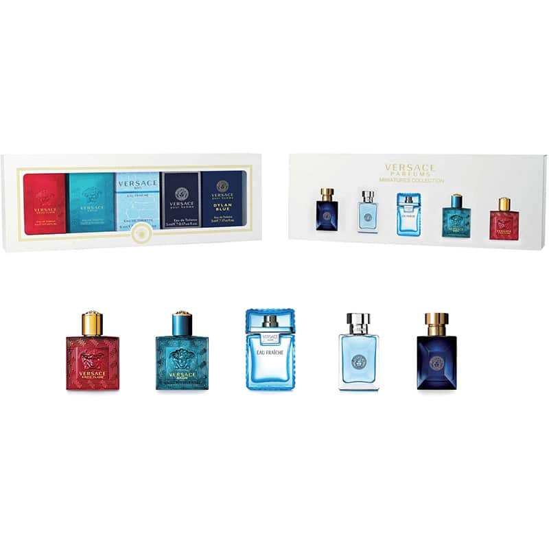 Versace Miniature Fragrance Coffret, 5 x 5ML