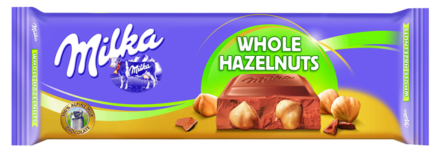 Milka Hazelnut Chocolate Tablet 300g