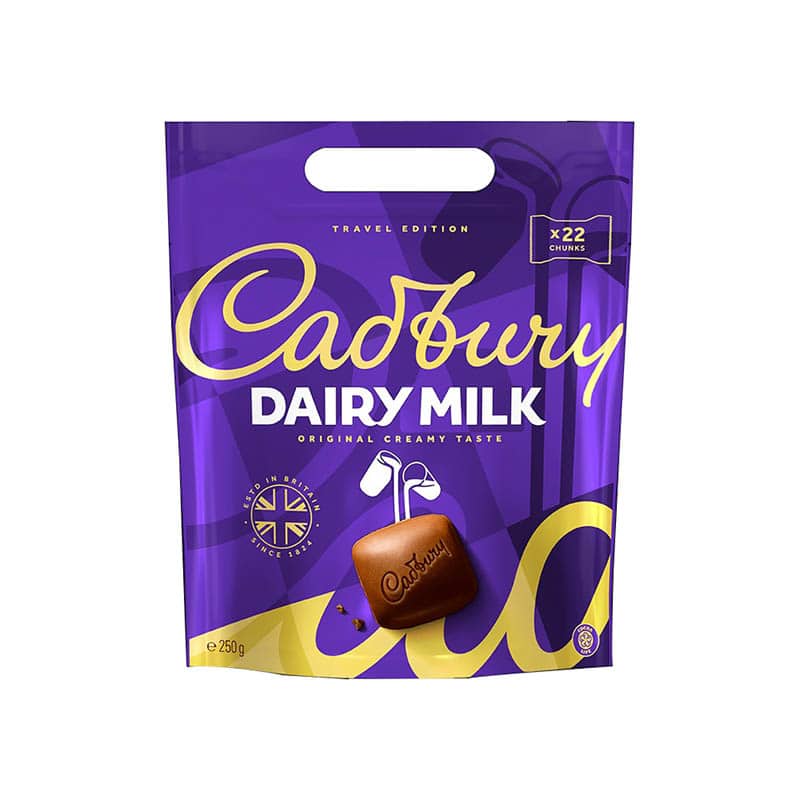 Cadbury Dairy Milk Chunks Pouch 250GM