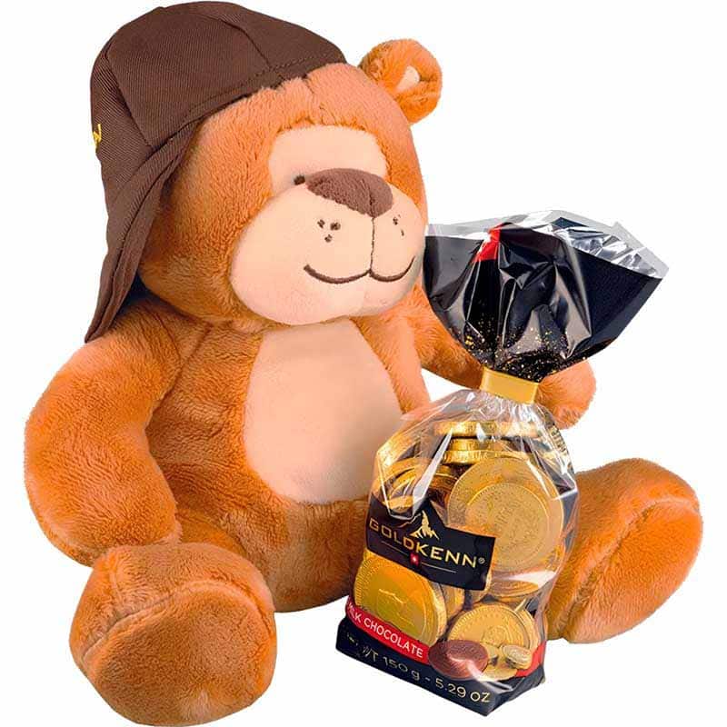 Goldkenn Bear with A Cap Chocolate 150GM