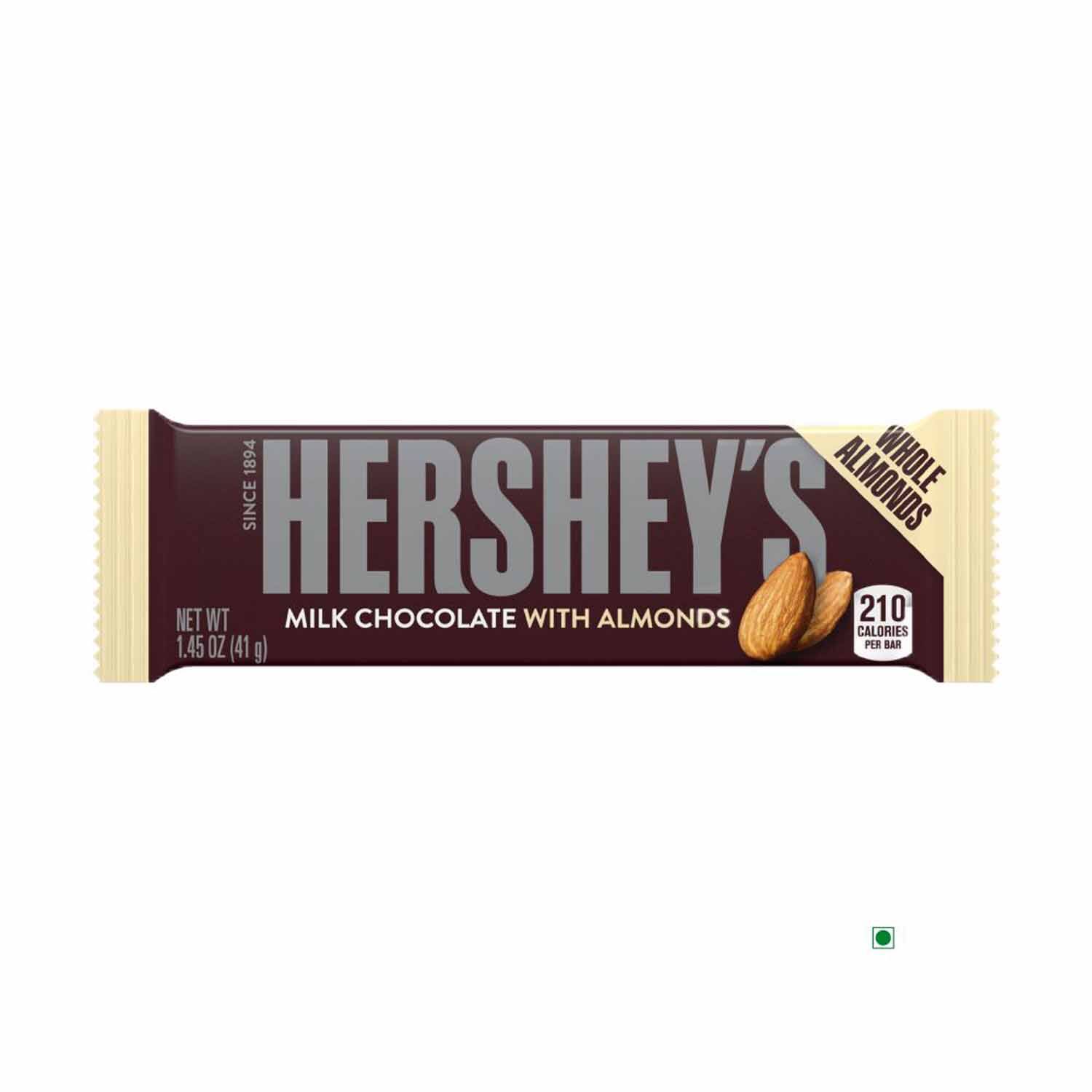 HERSHEY'S Milk Chocolate with Almonds 1.45oz