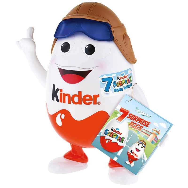 Kinder Surprise Mascot with 7 Surprise Eggs 140g