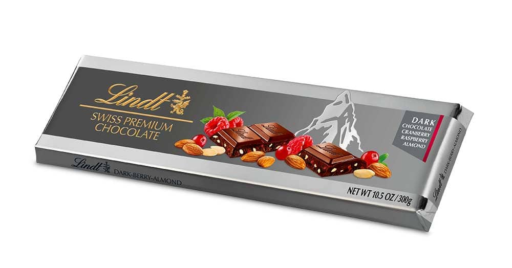 Lindt Dark Berry Almond 300 gm