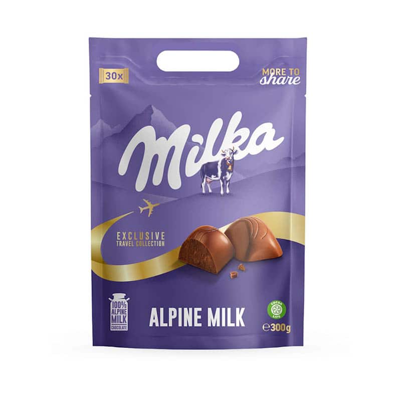 Milka Tender Moments Alpine Milk Pouch 300GM