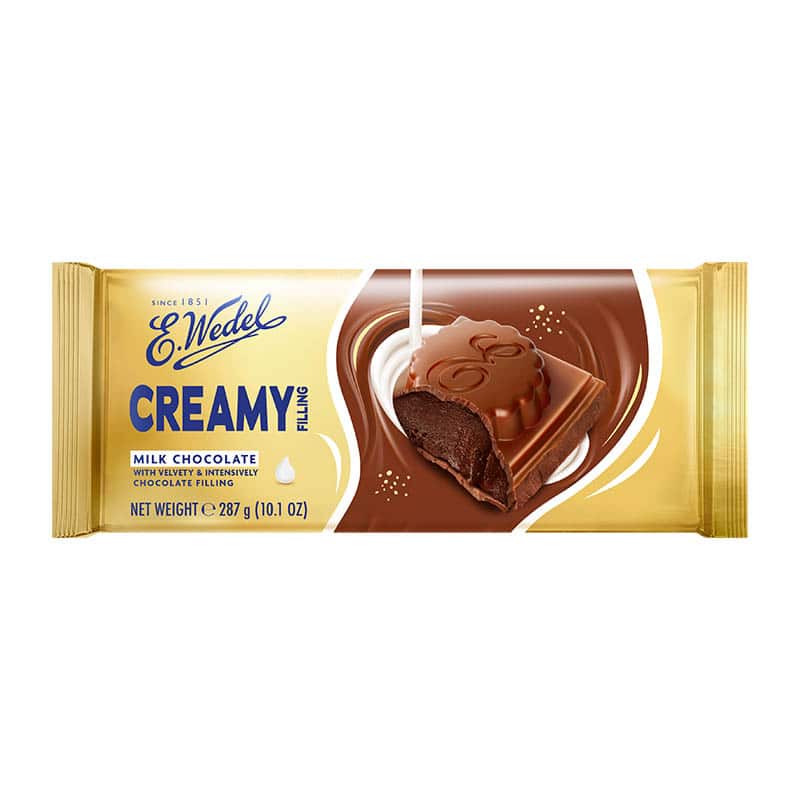 Wedel Creamy Filling Milk Chocolate With Chocolate Filling 287GM